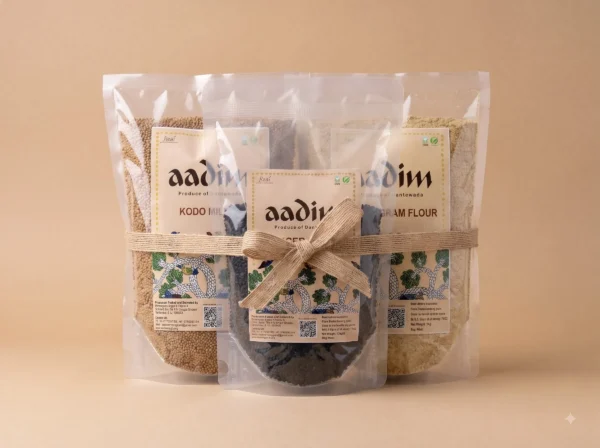 Tribal Harvest Collection - Organic Kodo Millet, Niger Seed and Horse Gram Flour