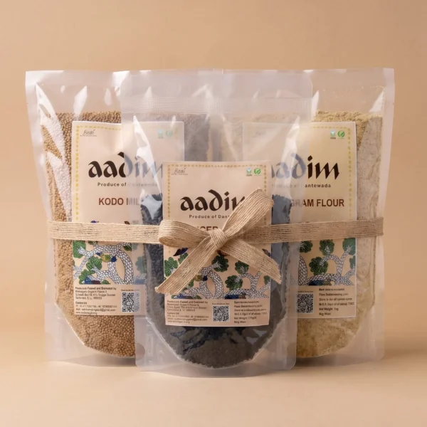 Tribal Harvest Collection - Organic Kodo Millet, Niger Seed and Horse Gram Flour