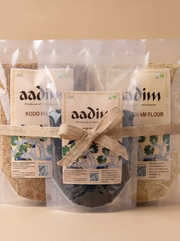 Tribal Harvest Collection - Organic Kodo Millet, Niger Seed and Horse Gram Flour